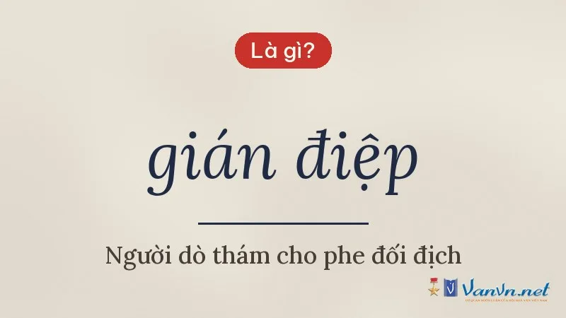 gián điệp là gì
