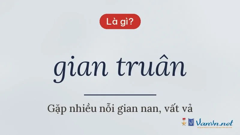 gian truân là gì