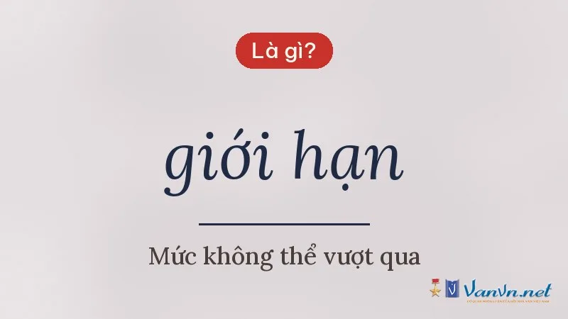 giới hạn là gì