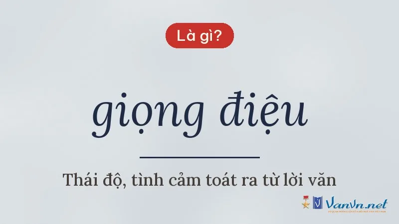 giọng điệu là gì