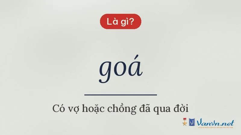 goá là gì
