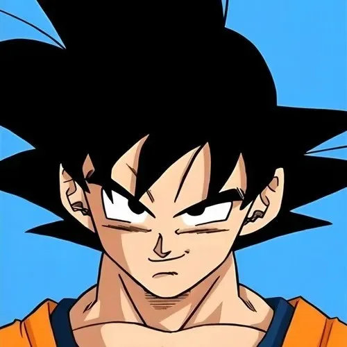 serious goku meme