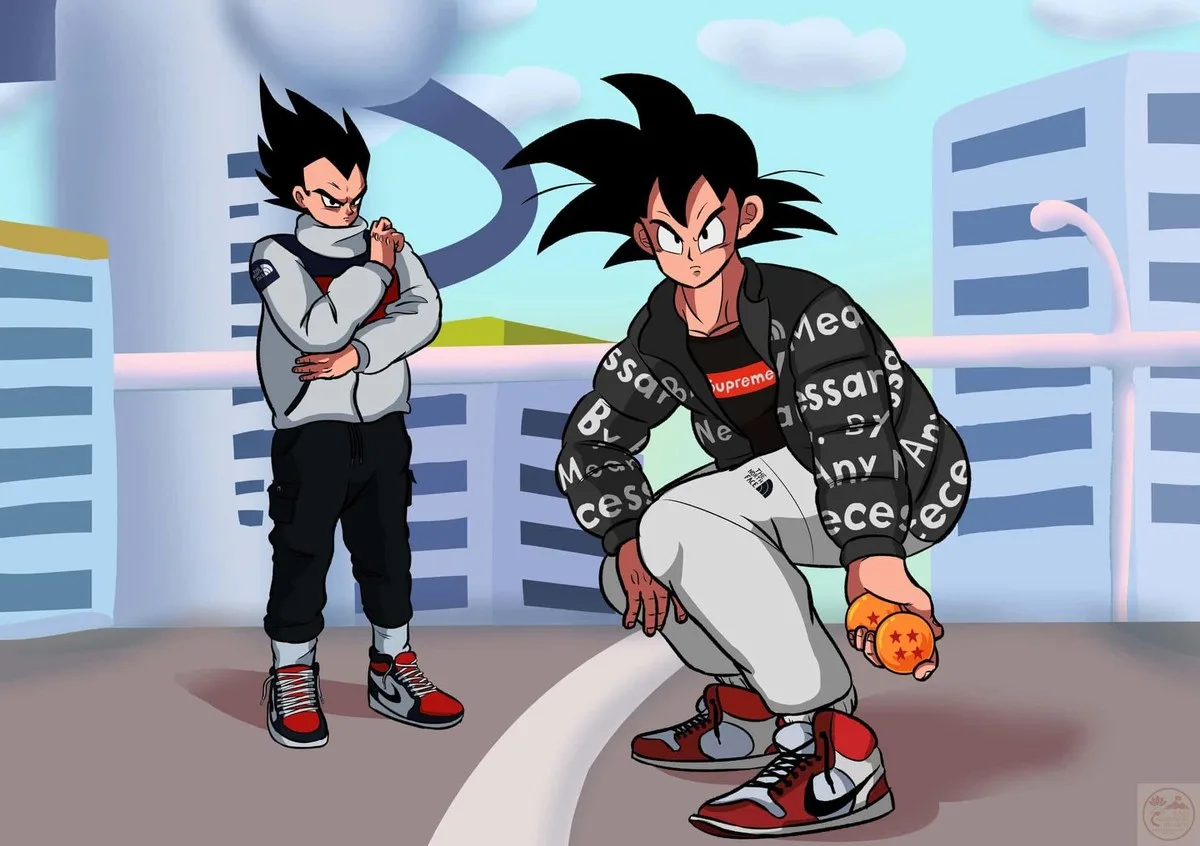 drip goku meme