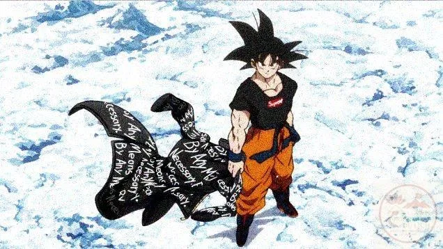 drip goku meme