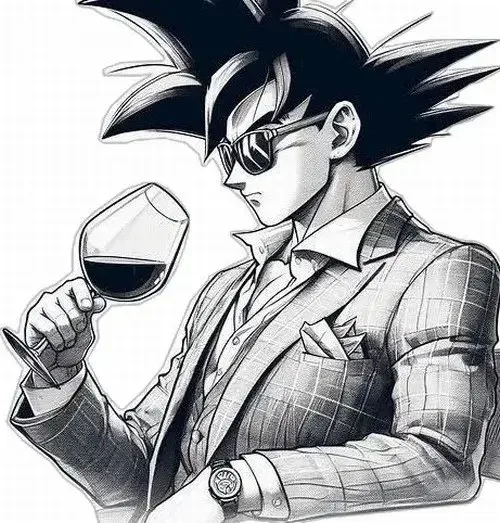 drip goku meme