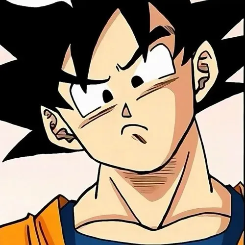 serious goku meme