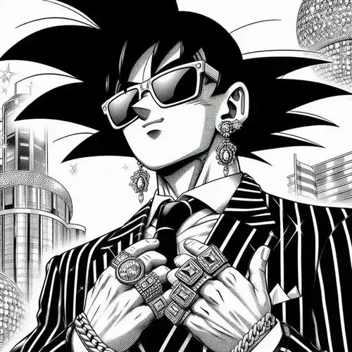 drip goku meme