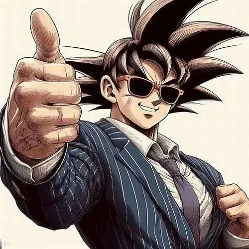 drip goku meme