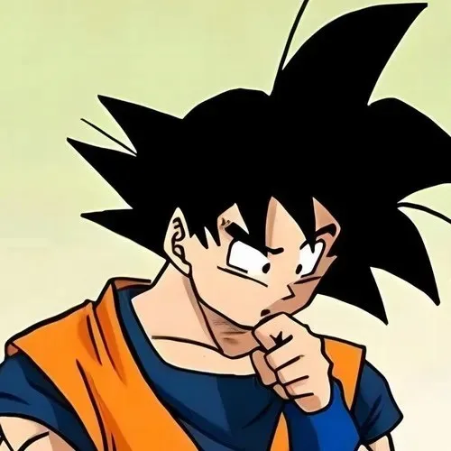 serious goku meme
