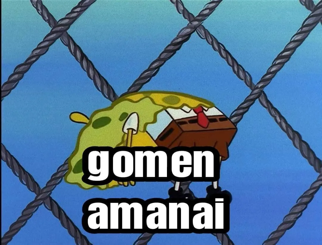 gomen amanai meme