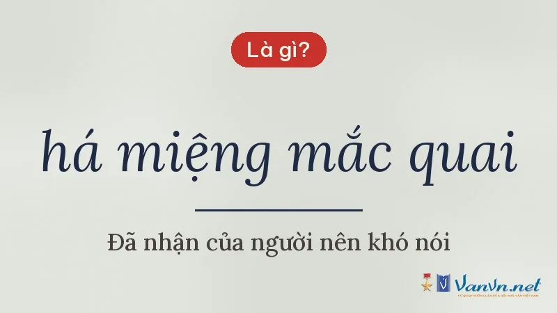há miệng mắc quai là gì