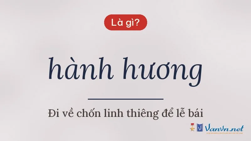 hành hương là gì