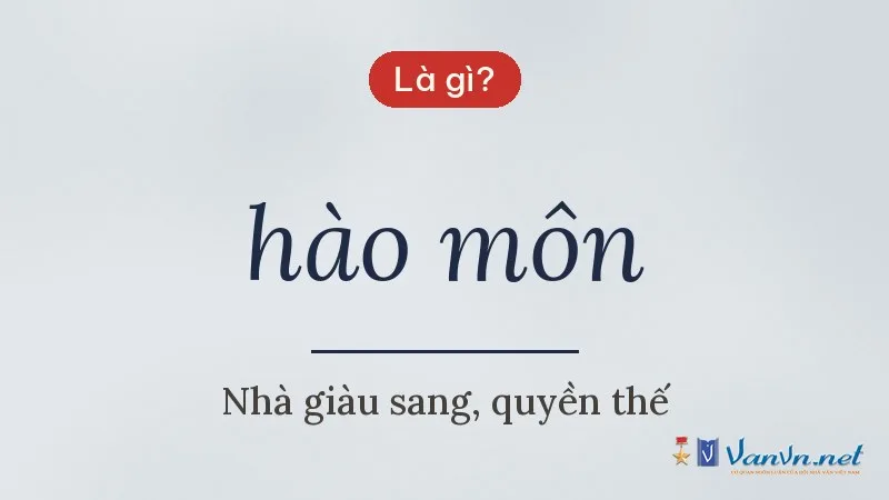 hào môn là gì