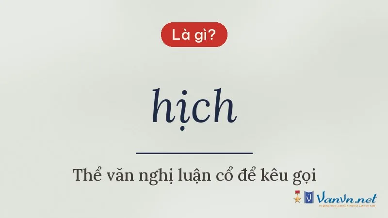 hịch là gì