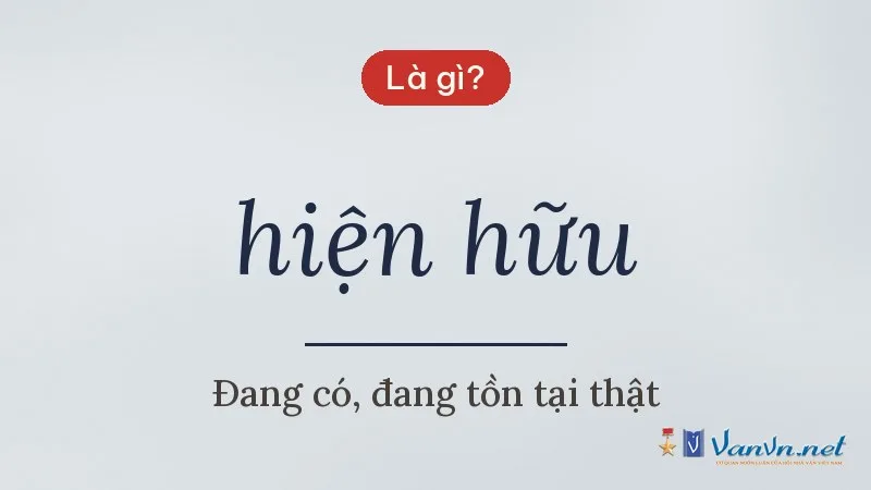 hiện hữu là gì