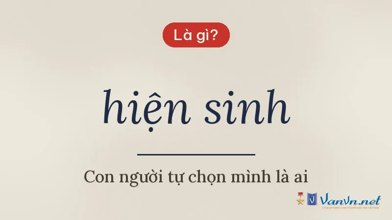 hiện sinh là gì