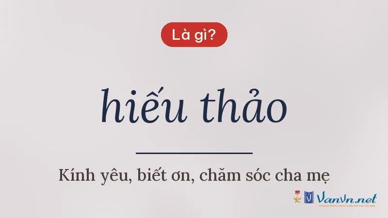 hiếu thảo là gì