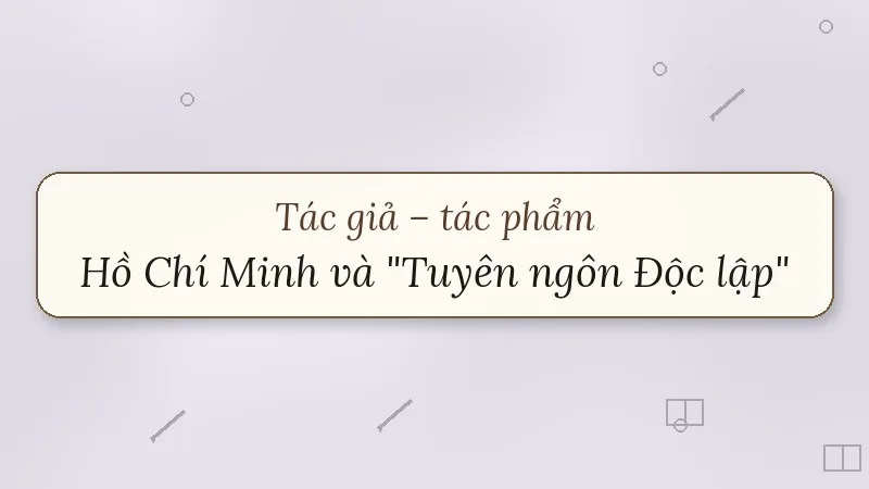 hồ chí minh và tuyên ngôn độc lập bùi đình phong