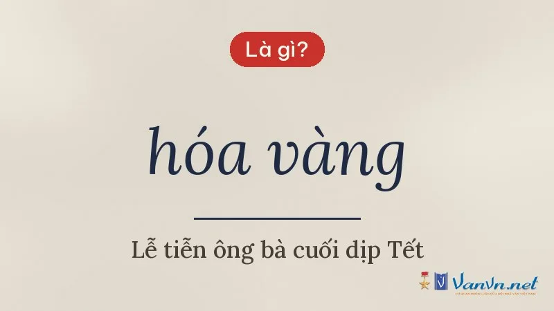 hóa vàng là gì