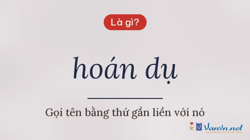 hoán dụ là gì