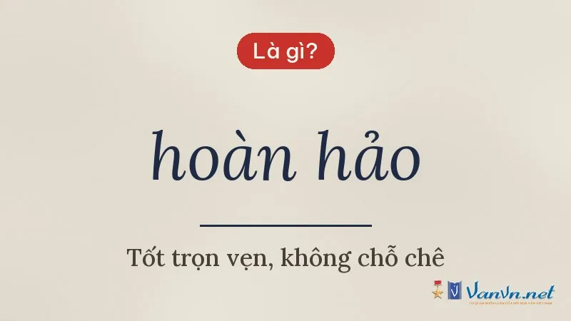 hoàn hảo là gì