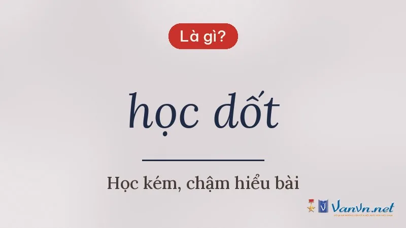 học dốt là gì
