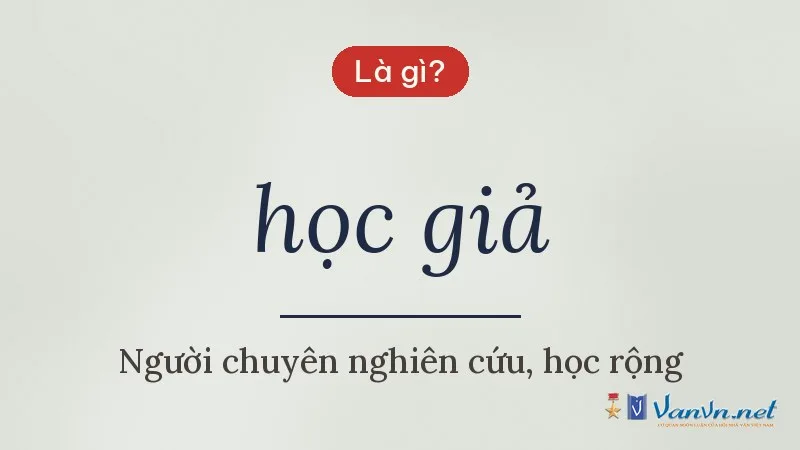 học giả là gì