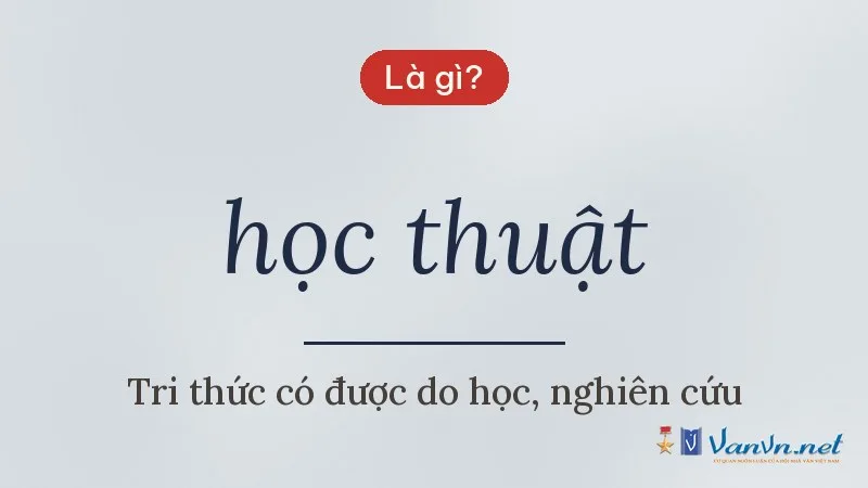 học thuật là gì