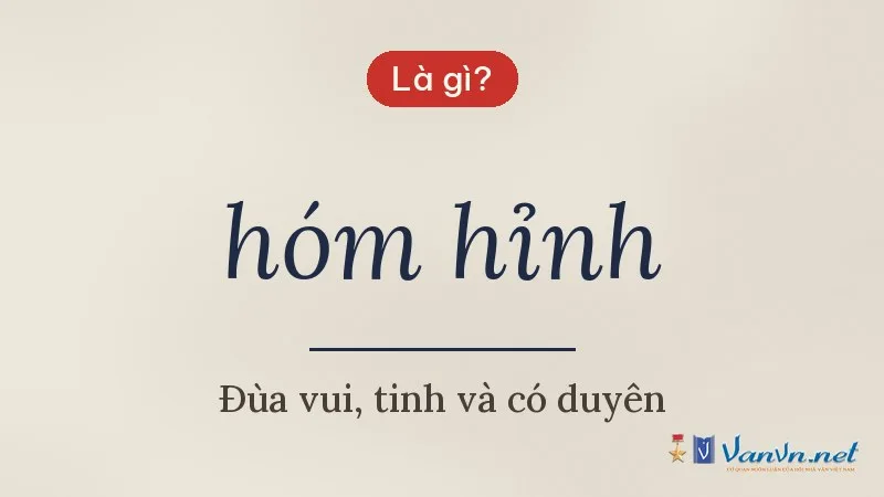 hóm hỉnh là gì