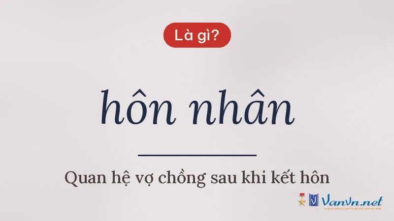 hôn nhân là gì