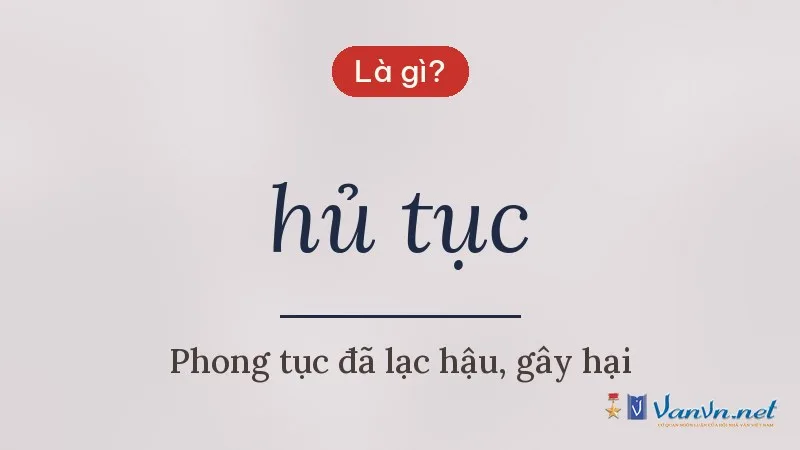 hủ tục là gì