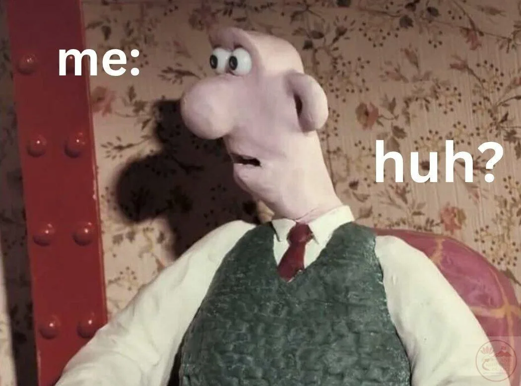 huh reaction meme
