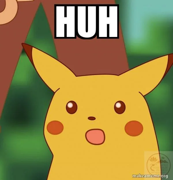 huh reaction meme