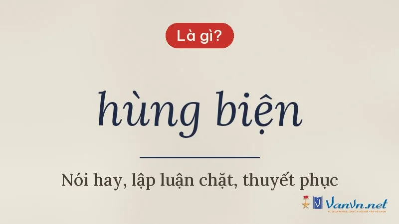 hùng biện là gì