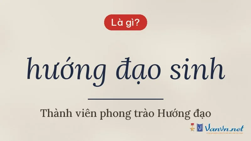 hướng đạo sinh là gì
