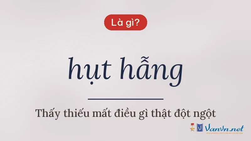 hụt hẫng là gì