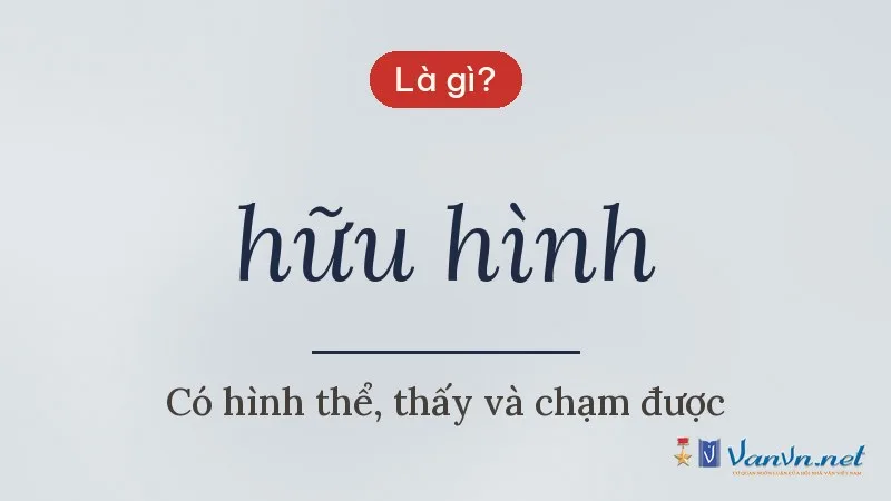 hữu hình là gì