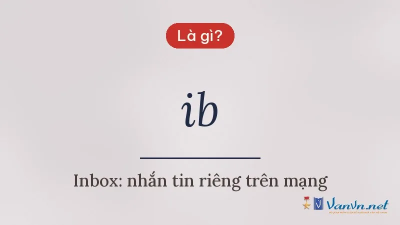 ib là gì