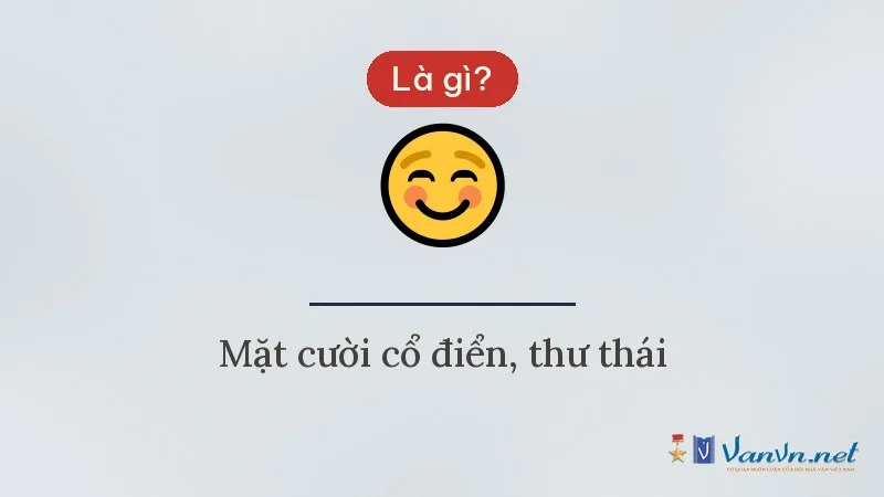 Icon ☺ mặt cười cổ điển là gì