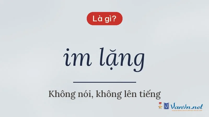 im lặng là gì