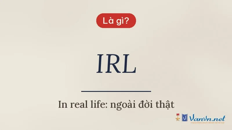 IRL là gì