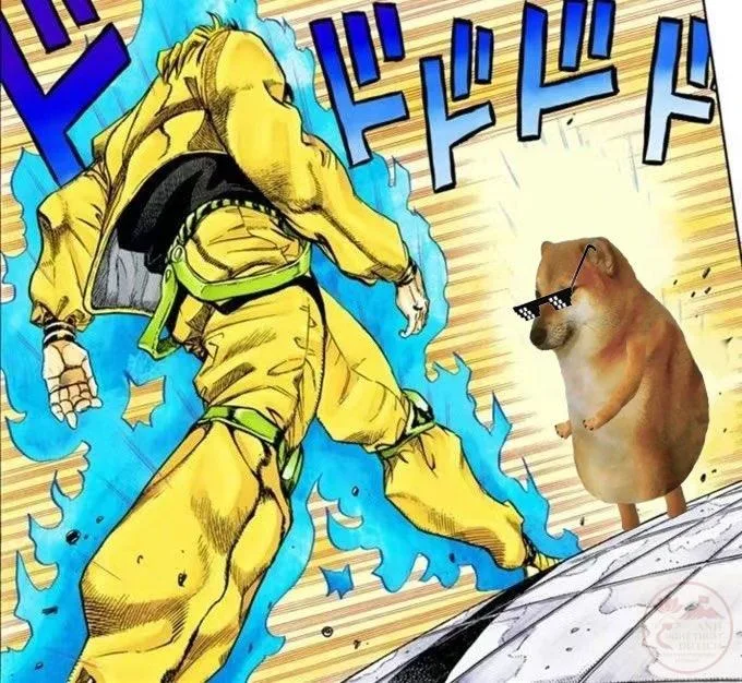 jojo meme pose