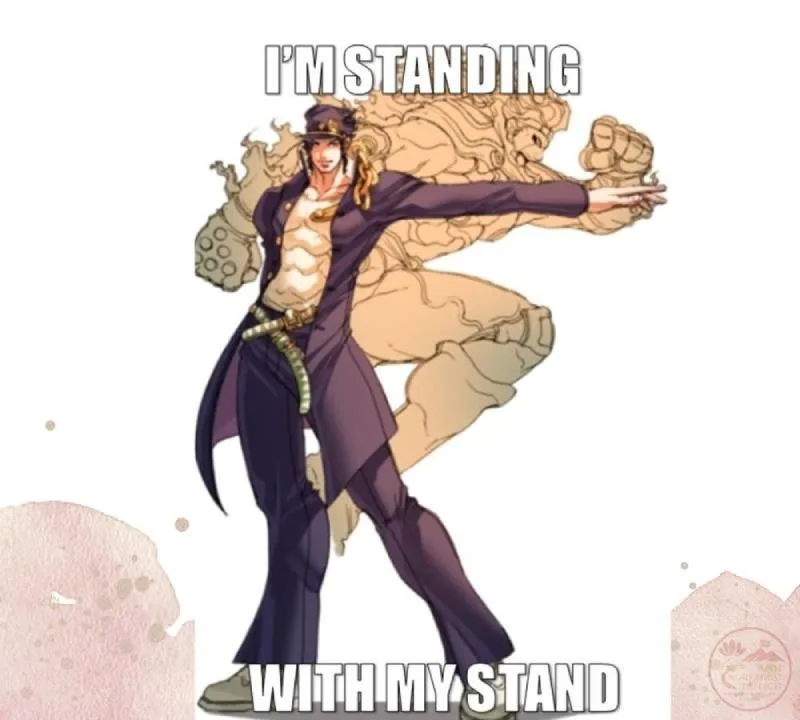 jojo meme pose