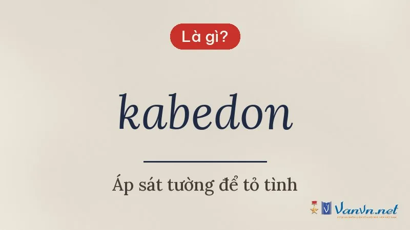 kabedon là gì