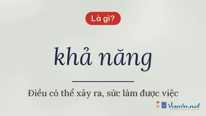 khả năng là gì