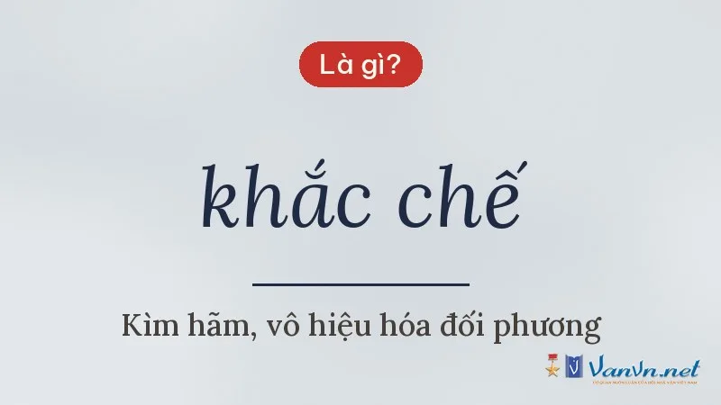 khắc chế là gì