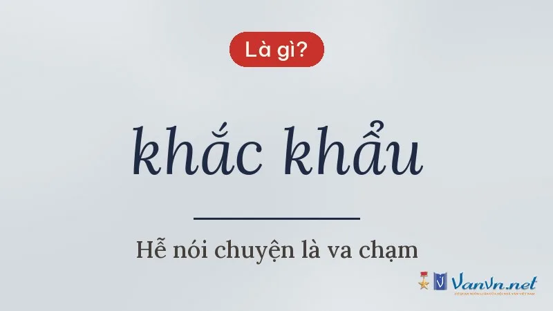 khắc khẩu là gì