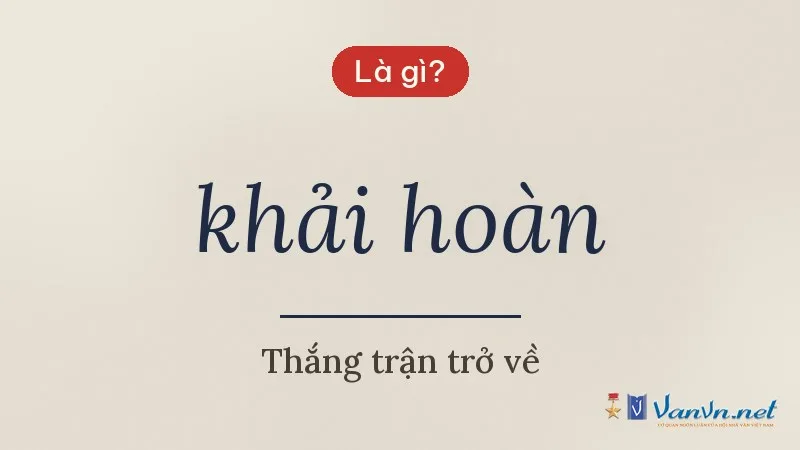 khải hoàn là gì