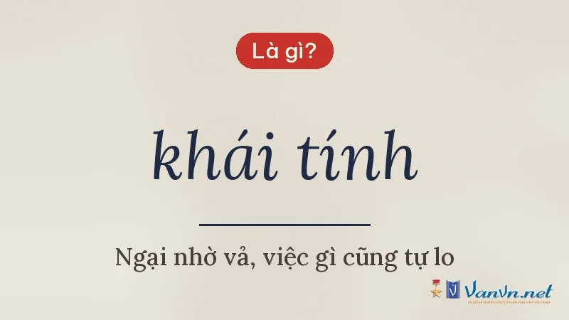 khái tính là gì