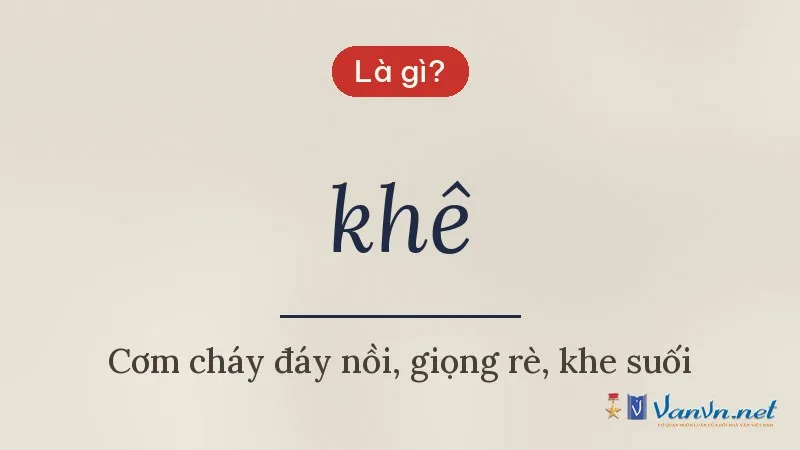 khê là gì